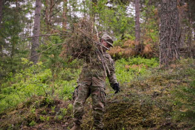 U.S. Army, Estonian Defence Forces support restoration of historic Seitsmãgi Camp during exercise Spring Storm