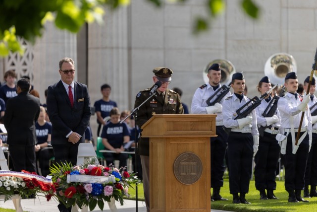 Allies honor fallen Americans at Saint Mihiel Memorial Day ceremony