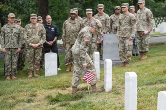 Chaplain Corps honors the fallen at Arlington National Cemetery during ‘Flags In’