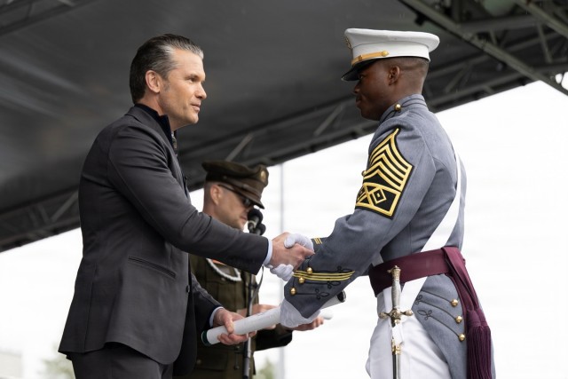 SecWar Delivers Keynote Address at USMA Commencement