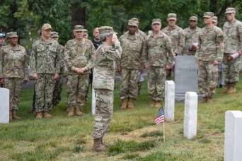 Chaplain Corps honors the fallen at Arlington National Cemetery during ‘Flags In’