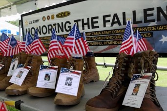 Memorial Day Ceremony, ‘Heroes’ Boots’ Display on Camp Zama Honor Fallen Service Members