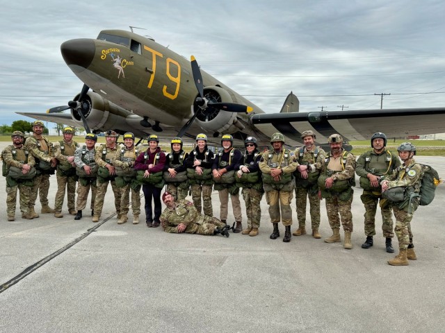 Double amputee paratrooper trains for historic jump into Normandy