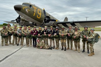 Double amputee paratrooper trains for historic jump into Normandy