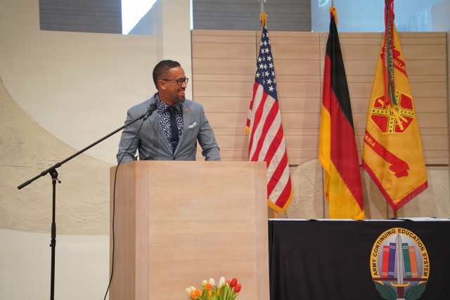 Dwayne D. Key gave the keynote speech