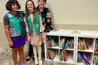 Turning the Page: Girl Scouts Create Reading Space for Families at BJACH