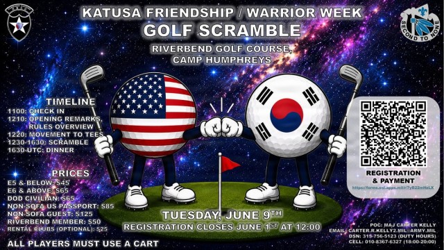 KATUSA Friendship Week 2026 Golf Scramble at Camp Humphreys