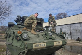 Washington Guard supports Bulgaria's Stryker modernization effort
