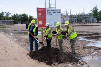 USACE Louisville District breaks ground on $11.6M substation to secure Rock Island Arsenal manufacturing