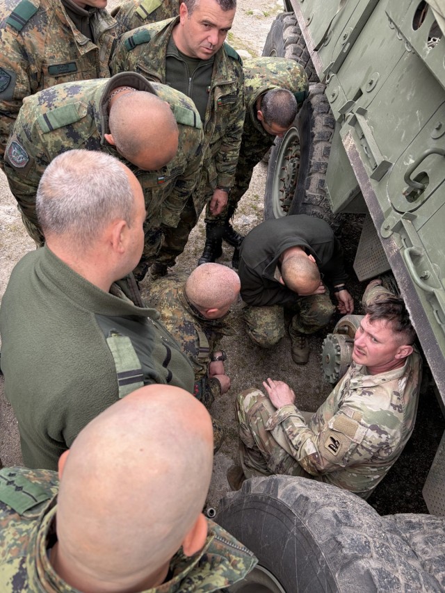 Washington National Guard Supports Bulgaria's Stryker Modernization Effort