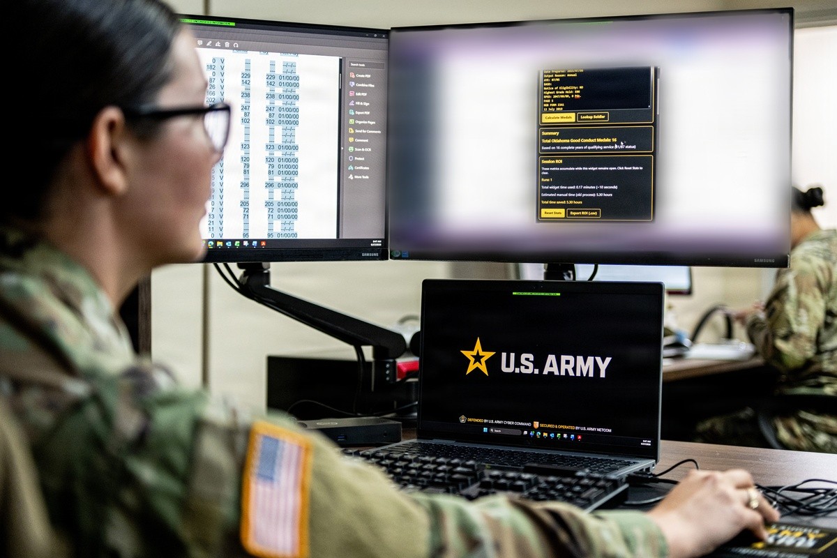 Oklahoma Guardsman harnesses AI to save thousands of work hours