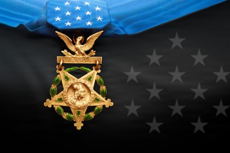 Graphic depicting the Medal of Honor.
