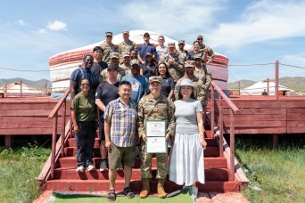 Home Again: Mongolian-Born Soldier Returns in U.S. Army Uniform