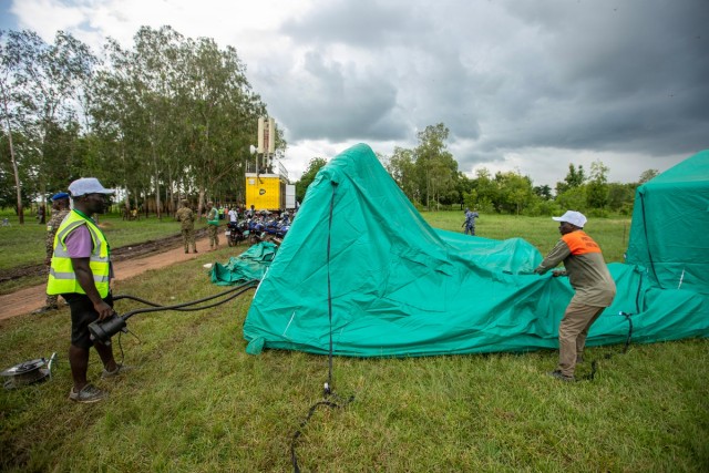 Togolese disaster-response officials conduct field training exercise with North Dakota state partners, SETAF-AF
