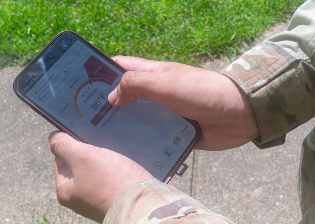 Combattez la chaleur : préparation thermique de poche avec l'application Heat Safety
