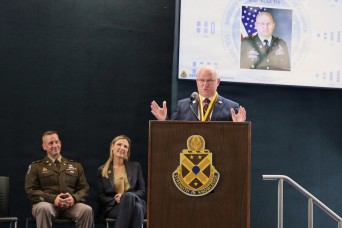 Wigglesworth inducted into Order of Eagle Rising Society at Fort Rucker