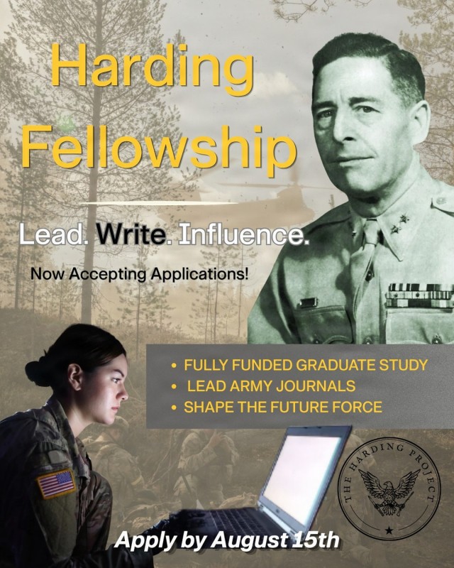 Application Window Open for Three-Year Harding Fellowship Program
