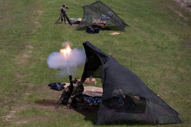 Call For Fire Lane at 2026 Best Warrior Competition