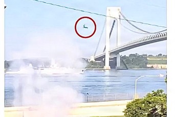 Fort Hamilton Cannon Salute Goes Viral After ‘Kamikaze Squirrel’ Leaps Onto Soldier During Sail4th 250