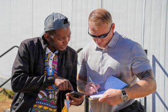 SETAF-AF civil affairs team conducts humanitarian assistance audits in Botswana