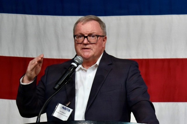 ACC DCG Dan Gallagher speaks at NAITA Security Assistance/FMS Summit