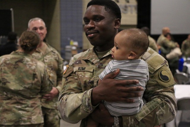 116th MBCT cases its colors, begins federal active service