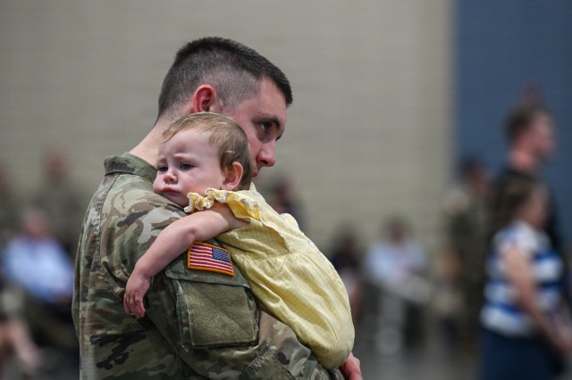 116th MBCT cases colors, begins federal active service