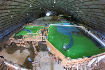 Dam model provides engineers “sandbox” to learn before Rough River Dam Safety Modification project construction
