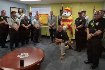Fort Buchanan highlights lithium battery safety during Fire Prevention Week