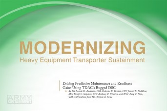 Modernizing Heavy Equipment Transporter Sustainment: Driving Predictive Maintenance and Readiness Gains Using TDAC’s Rugged DSC