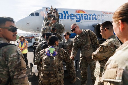 Nevada Guard Transportation Company Deploys for Southern Border Mission